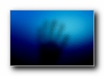 蓝色透明水纹