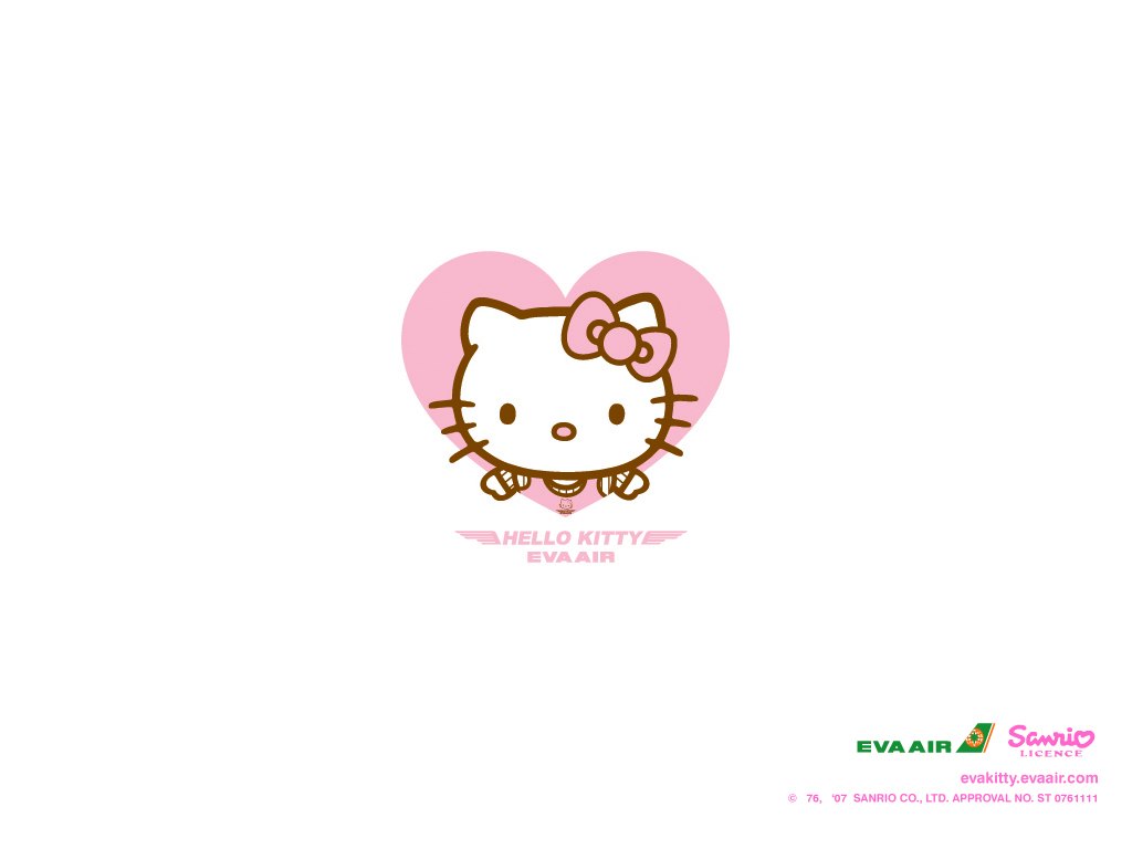 Hello Kitty 长荣航空彩绘机宣传壁纸(壁纸1)