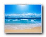 蓝色海洋沙滩 精选一图
