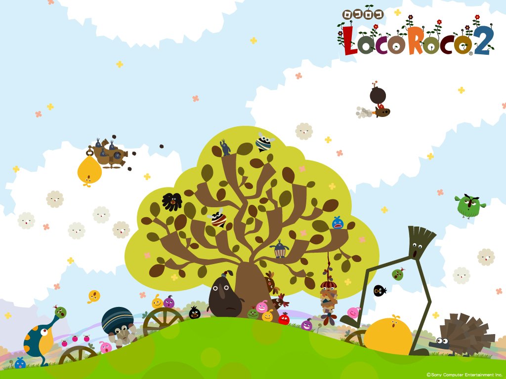 PSP游戏LocoRoco 乐克乐克游戏壁纸(壁纸5)