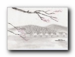 水墨中国风光艺术壁纸
