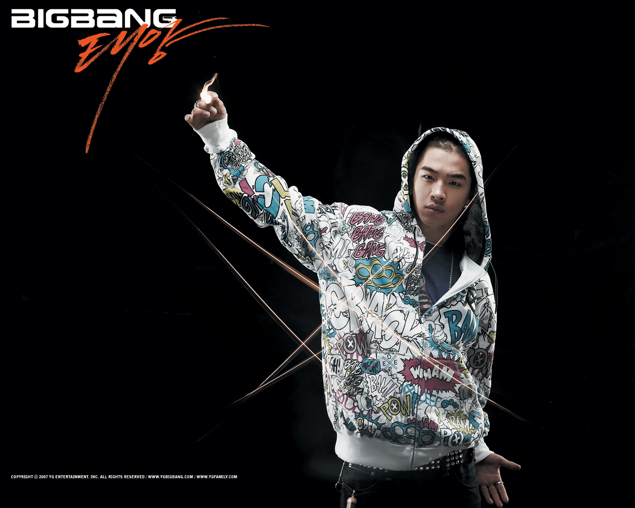 Bigbang 韩国帅哥明星组合 我爱桌面网提供