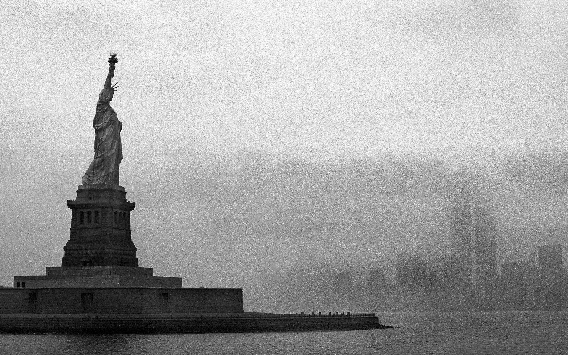 美国纽约市的自由女神像视频特效素材-千库网