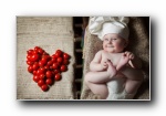 可爱宝宝婴儿农场摄影宽屏壁纸